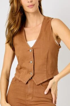 Waistcoat Vest -Women Fashion 12.19.2023 judy blue17062