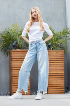 Distressed Horseshoe Jeans