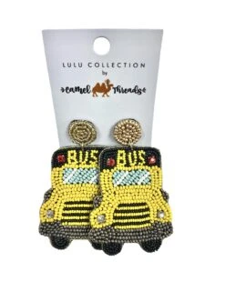 School Bus Earrings