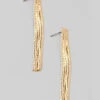 Metallic Chain Fringe Drop Earrings -Women Fashion 19636308 c7d7a092 2aac 43fd 85c3 218e3630c8cf
