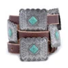 Western Concho Leather Belt -Women Fashion 19784202 7d09f651 80ee 49bf 9204 3400562a6f00