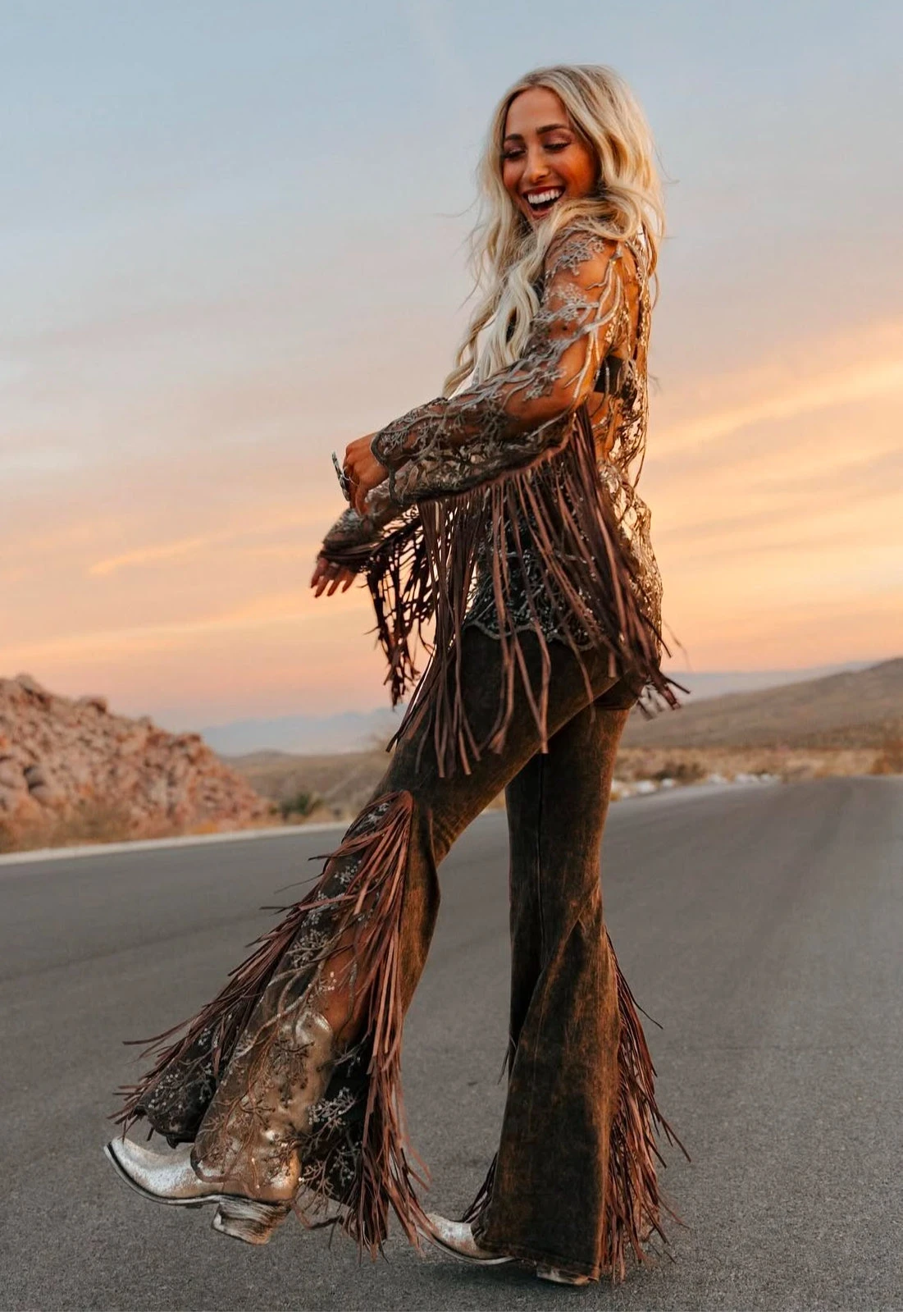 Lace Fringed Jacket 5 Lace Fringed Jacket - Image 3