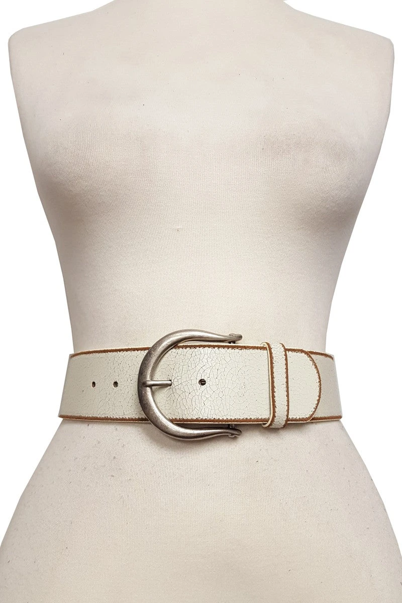Wide Belt With Horseshoe Buckle 4 Wide Belt With Horseshoe Buckle - Image 2