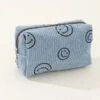 Corduroy Smiley Face Cosmetic Pouch -Women Fashion 20678582 cae3654e ce72 402a 8d13 a81fc21b0af0