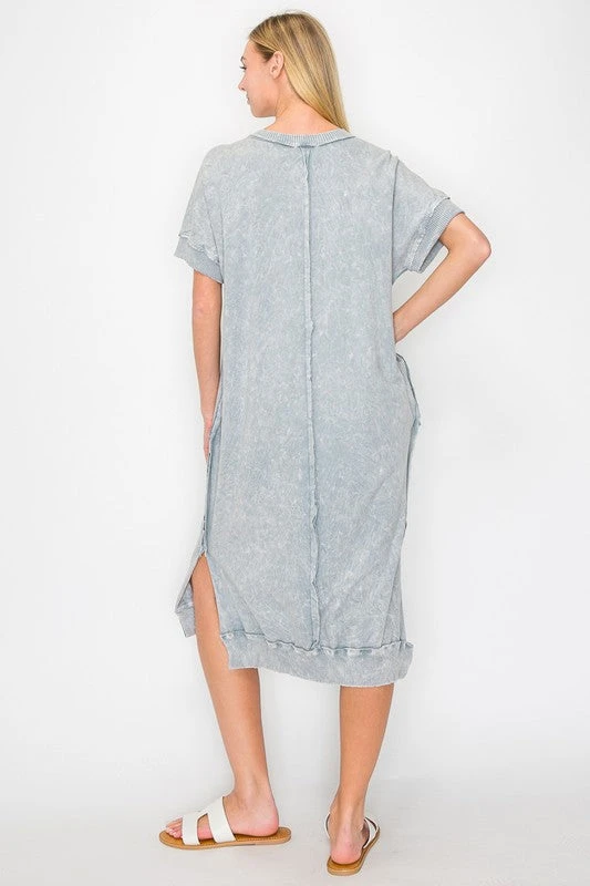 Mineral Wash Dress 6 Mineral Wash Dress - Image 4