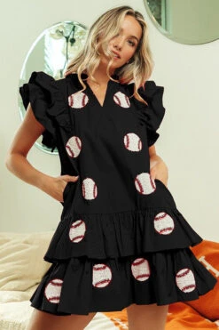 Baseball Patch Dress -Women Fashion 20825058 0b480af6 3776 4c3d 8b22 337858a8ef5c