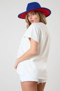 Multi Color Rhinestoned T-Shirt -Women Fashion 20963858 4e054db0 b5b6 42eb 9c4e d074be9fedba