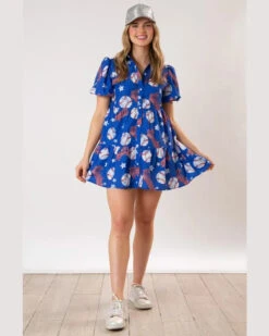 Baseball Print Dress -Women Fashion 21056902 63d79ab3 2750 4c9b ae74 261baace4739