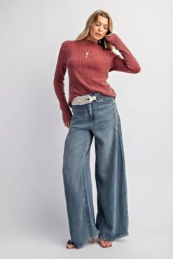 Fitted Rib Knit Top -Women Fashion 21522454 dbd545ee 94c0 4174 b49d 75fd982d02b2