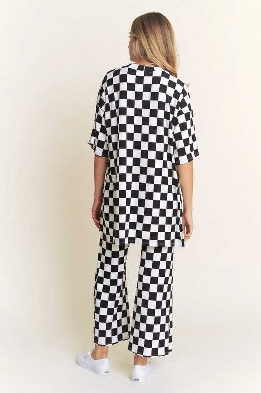 Ribbed Checker Print Set 8 Ribbed Checker Print Set - Image 6