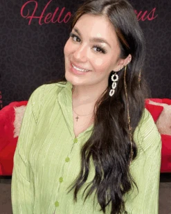 Wood Beaded Triple Drop Earrings -Women Fashion 21 52f2f86a c310 43c5 9166 5da6ef4824aa