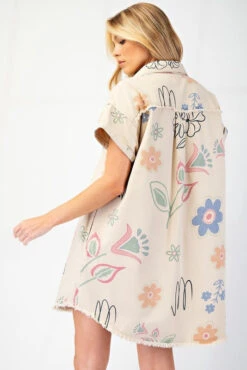 Floral Twill Shirt Dress 10 Floral Twill Shirt Dress -Women Fashion 22431383 7f444226 4ddd 48ad 8688 c14e9686004f