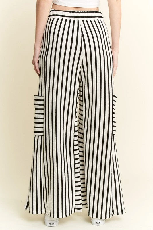 Wide Leg Stripe Pants 5 Wide Leg Stripe Pants - Image 3