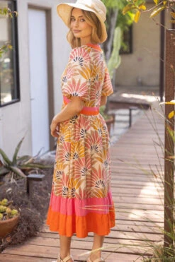 Palm Color Block Midi Dress 9 Palm Color Block Midi Dress -Women Fashion 23025779 4608cb04 d857 438f a751 f26296c7cbb6