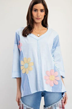 Flower Patch Mineral Wash Top