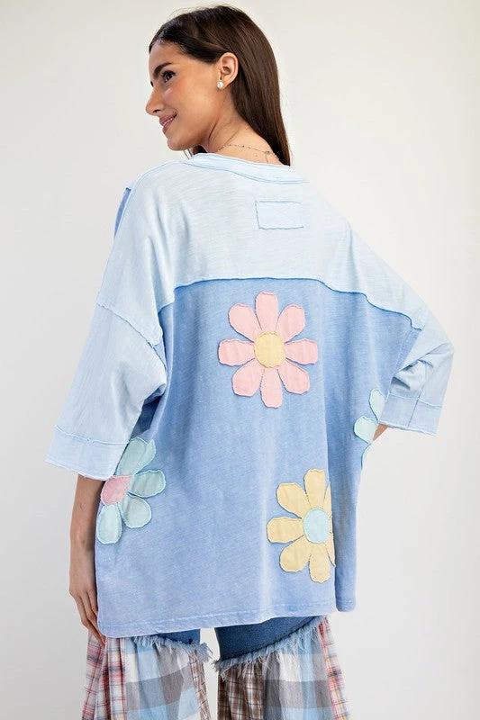 Flower Patch Mineral Wash Top 5 Flower Patch Mineral Wash Top - Image 3