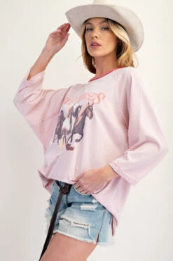 Wild Horses Print Top -Women Fashion 23118057 42f0f00d 9095 4294 abe8 37a22243df2e