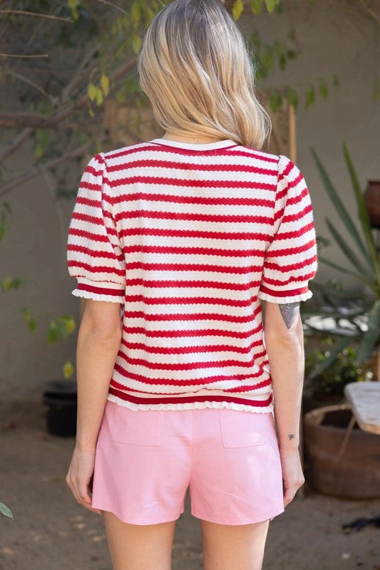 Striped Knit Top 9 Striped Knit Top - Image 7