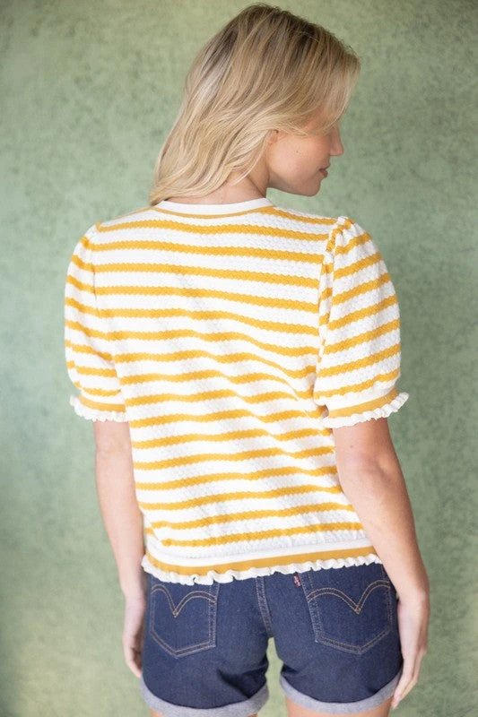 Striped Knit Top 5 Striped Knit Top - Image 3