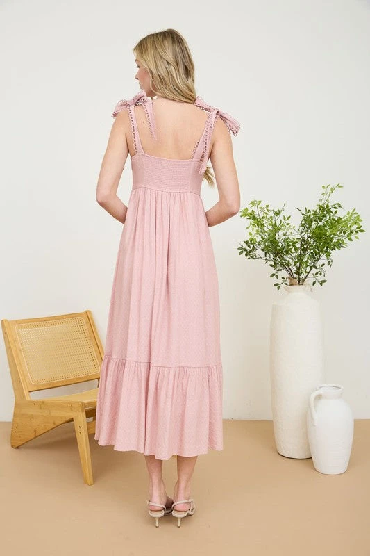 Eyelet Trim Dress 4 Eyelet Trim Dress - Image 2