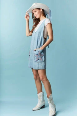 Star Patch Denim Mini Dress 11 Star Patch Denim Mini Dress -Women Fashion 23235323 ecee9e3b 00f3 4237 85f2 803f02212a59