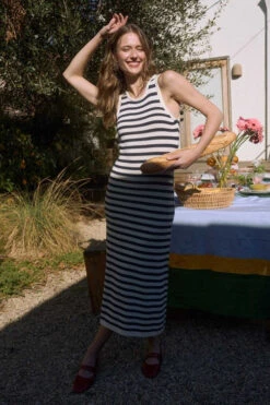 Striped Knit Dress