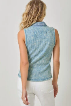 Sleeveless Button Down Top -Women Fashion 23348178 92b03734 be1e 4d26 ba74 0fb1782608fc