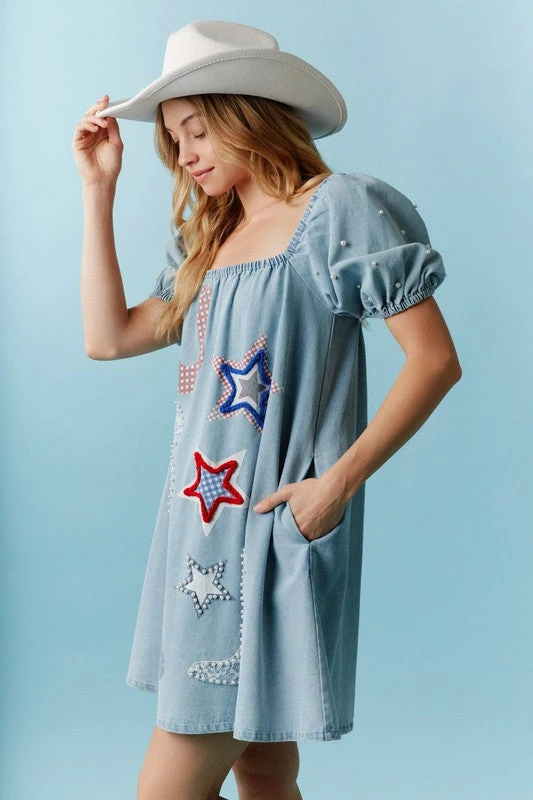 Patriotic Pearls Mini Dress 5 Patriotic Pearls Mini Dress - Image 3