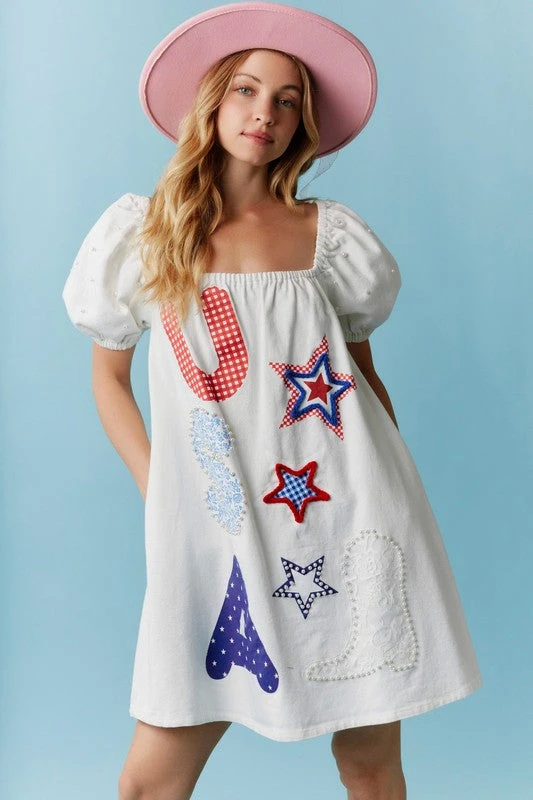 Patriotic Pearls Mini Dress 9 Patriotic Pearls Mini Dress - Image 7