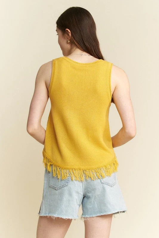 Smiley Fringe Tank Top 5 Smiley Fringe Tank Top - Image 3