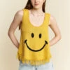 Smiley Fringe Tank Top -Women Fashion 23526409 582f813c 7032 4bfb a551 d1debc450be8