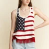 USA Fringe Tank Top -Women Fashion 23526411 4dc3aab3 82b1 4889 8163 c88e145570c6