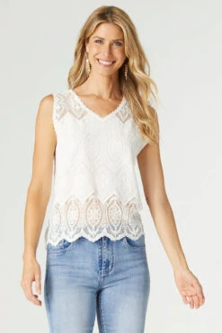 Rosemary Crochet Tank Top
