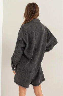 Washed Denim Oversized Romper -Women Fashion 29bd70d1 e47f 4778 b097 b18e67ce3c4b