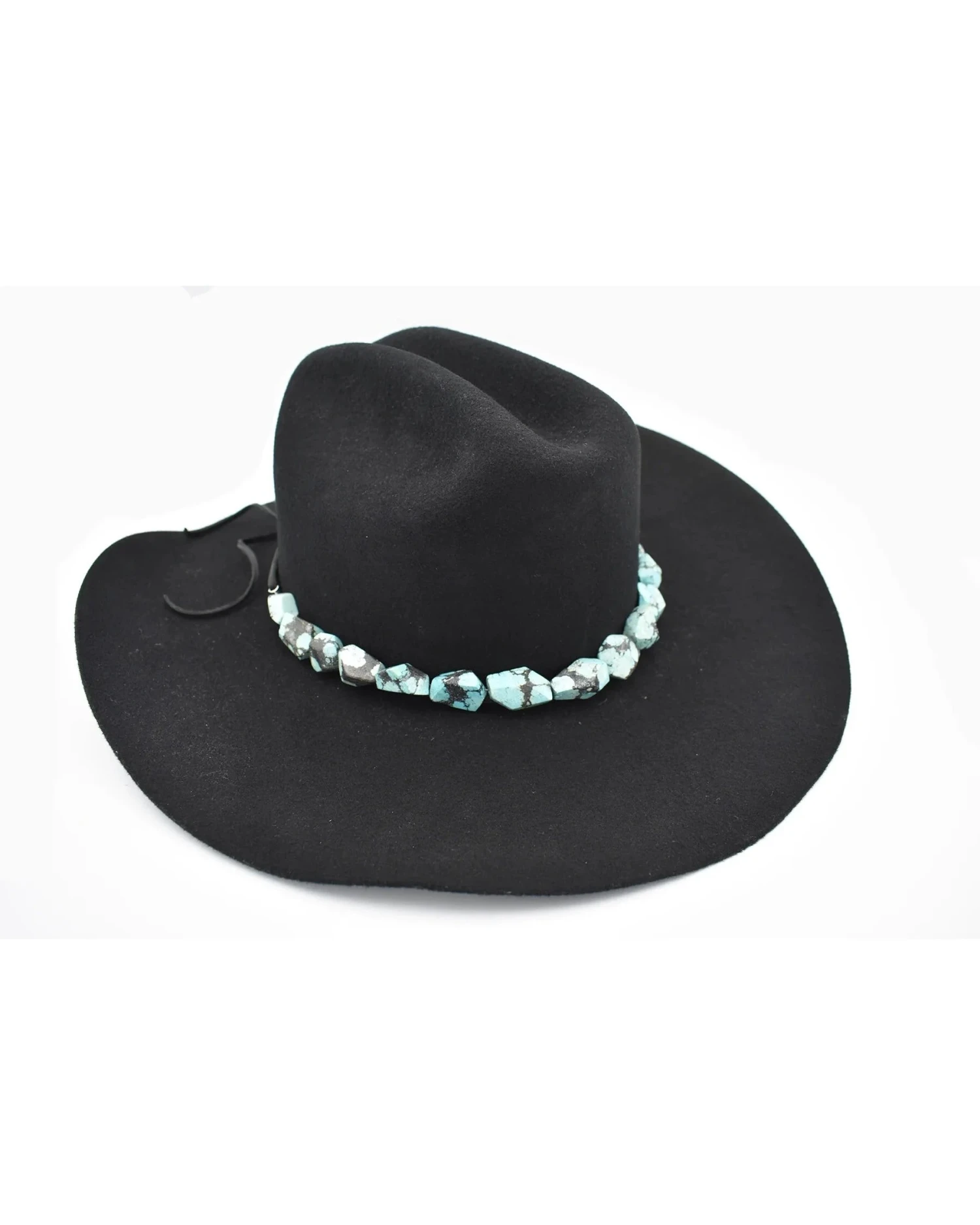 Dual Turquoise Hat Band And Necklace 3 Dual Turquoise Hat Band And Necklace