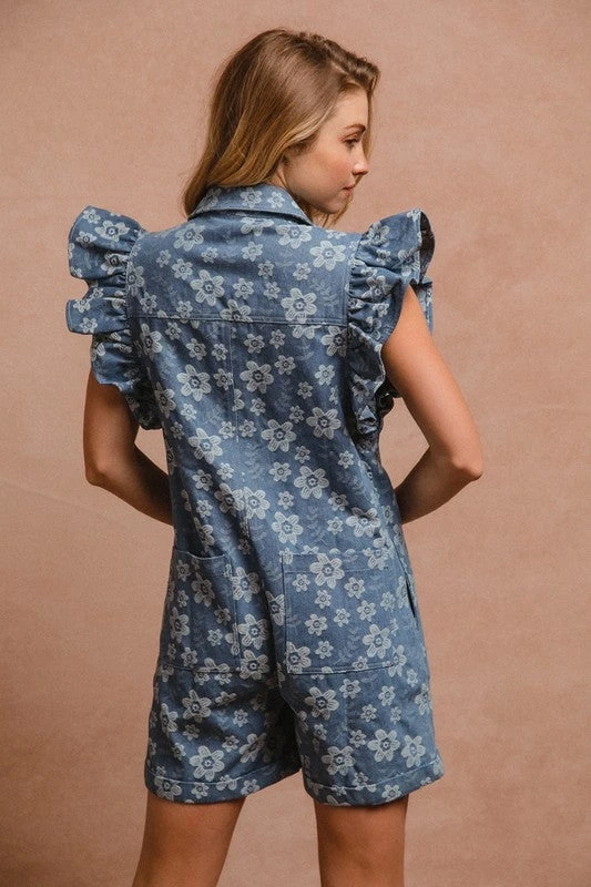 Floral Embroidered Romper 4 Floral Embroidered Romper - Image 2