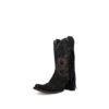 Corral Boots Black And Gold Floral Suede Boot -Women Fashion 4837928