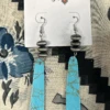 Turquoise Slab With Faux Navajo Pearl Earrings 2 Turquoise Slab With Faux Navajo Pearl Earrings -Women Fashion 52EFE36A 5B61 495D AD4B 77B01F25C675