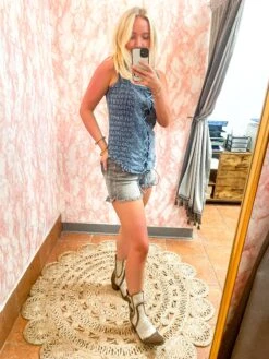 Scully Lace Up Tank Top