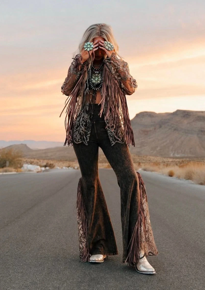 Lace Fringed Jacket 4 Lace Fringed Jacket - Image 2