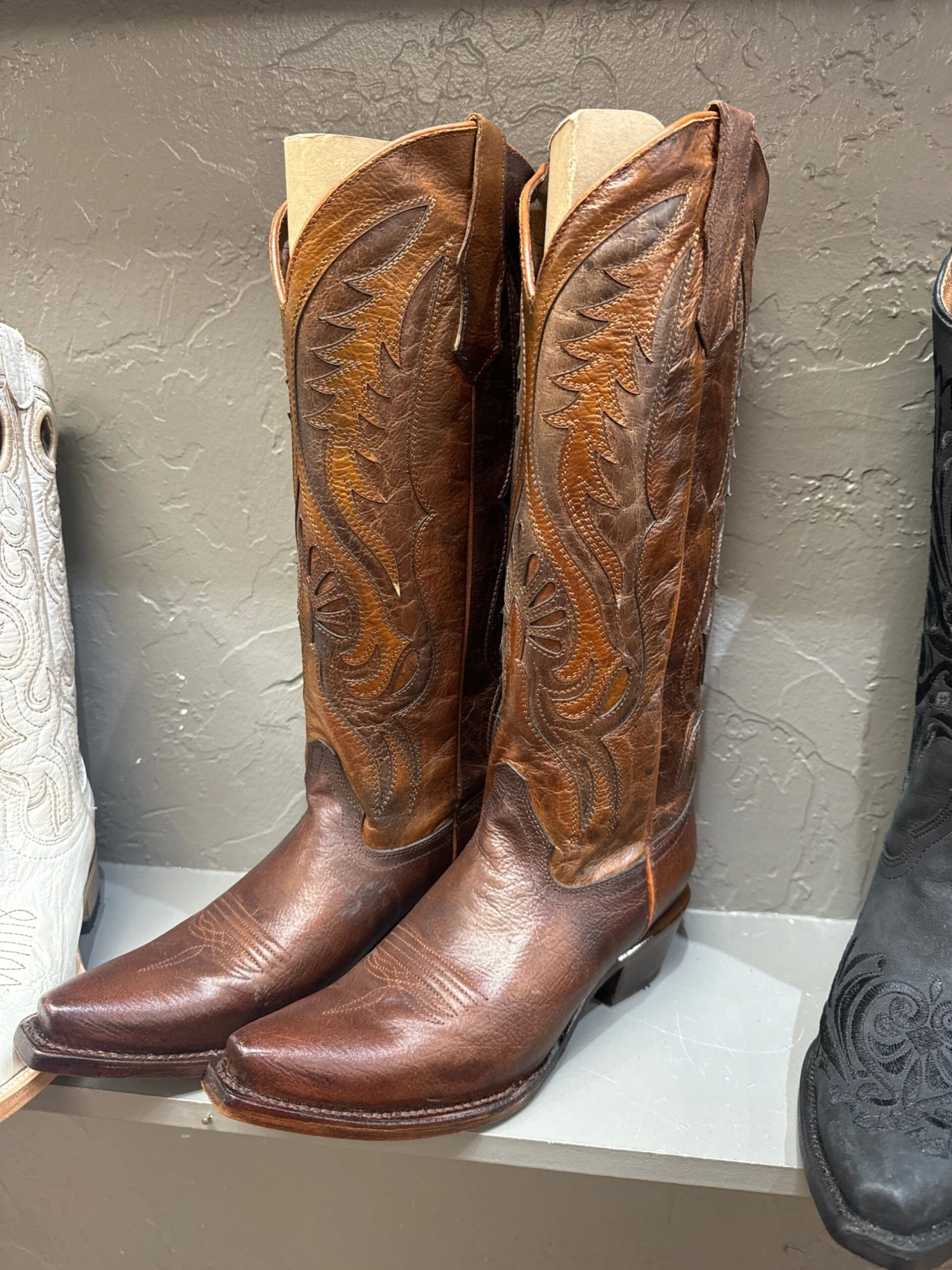 Corral Boots Bronze Inlay Embroidered Boots 3 Corral Boots Bronze Inlay Embroidered Boots