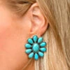 Flower Cluster Turquoise Post Earrings 1 Flower Cluster Turquoise Post Earrings -Women Fashion 875f669d93012e22170b20368c714689263acef044ed62d28304194f7d9e9d03