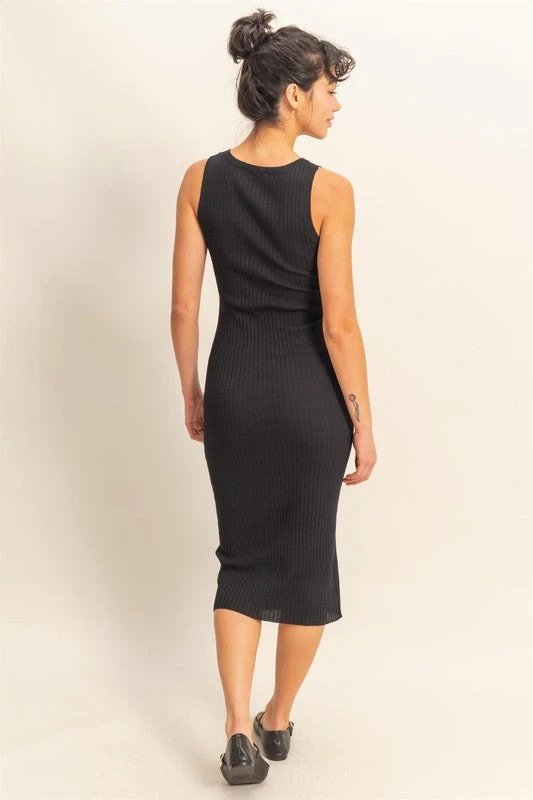 Ribbed BodyCon Dress 5 Ribbed BodyCon Dress - Image 3