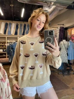 Coffee Martini Oversized Sweatshirt 15 Coffee Martini Oversized Sweatshirt -Women Fashion A50BB8E4 9C66 401A 9EEA 7312449CEFAA