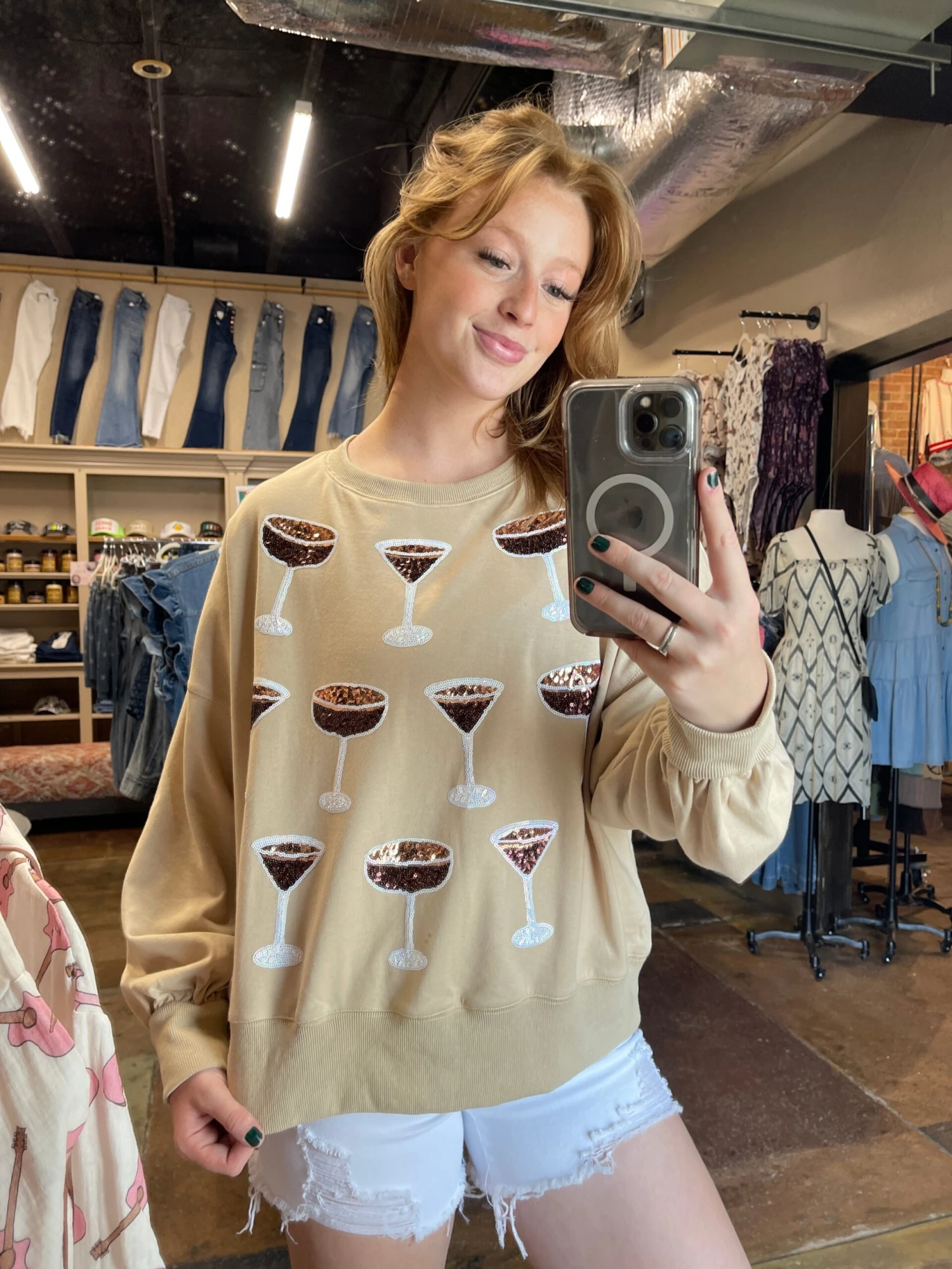 Coffee Martini Oversized Sweatshirt 9 Coffee Martini Oversized Sweatshirt - Image 7