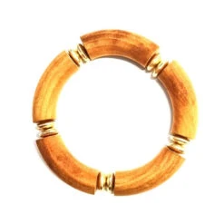 Bamboo Style Stretch Bracelet 15 Bamboo Style Stretch Bracelet -Women Fashion B 1349BR BW7669BR 2T