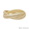 Matte Gold Twisted Stretch Bracelet -Women Fashion B 1650MG MB1039MG 2 c15f571a e625 4e1c a742 fd6ce09c5092