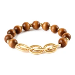 Chain Link And Bead Stretch Bracelet 8 Chain Link And Bead Stretch Bracelet -Women Fashion B139BR 961x 979ef65f fbf4 4941 a575 05345a4b5e92