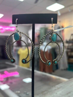 Rope Nanja W Turquoise Earrings