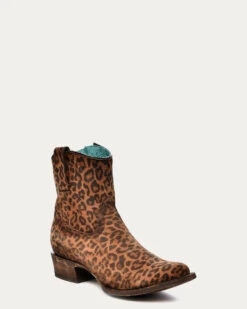 Corral Boots Leopard Print Ankle Boot